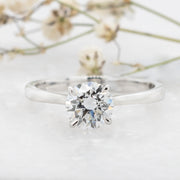 Celeste Round Brilliant Cut Lab Grown Diamond Solitaire Engagement Ring 1.00ct Platinum