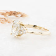 Noah James Jewellers Manchester Bespoke Gallery BESPOKE 2CT OVAL ENGAGEMENT RING Lab Grown Diamond Moissanite