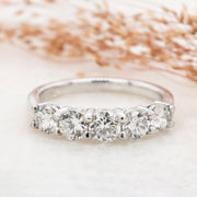 Noah James Jewellers Manchester Bespoke Gallery BESPOKE 5 DIAMOND PLATINUM RING Lab Grown Diamond Moissanite