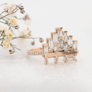 Noah James Jewellers Manchester Bespoke Gallery BESPOKE 3CT OVAL ENGAGEMENT RING Lab Grown Diamond Moissanite