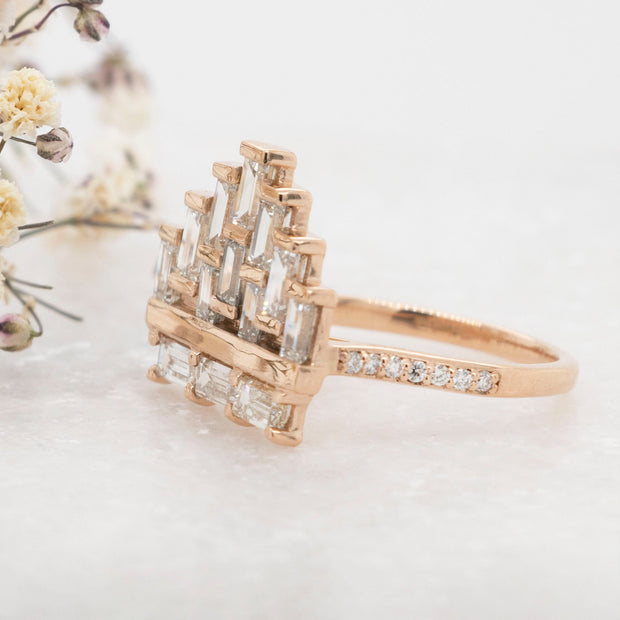 Noah James Jewellers Manchester Bespoke Gallery BESPOKE 3CT OVAL ENGAGEMENT RING Lab Grown Diamond Moissanite