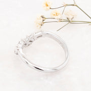 Noah James Jewellers Manchester Bespoke Gallery BESPOKE CLUSTER WEDDING BAND Lab Grown Diamond Moissanite