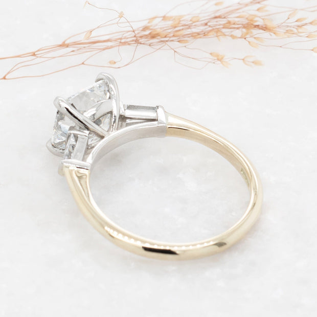 Noah James Jewellers Manchester Bespoke Gallery BESPOKE CUSHION CUT ENGAGEMENT RING Lab Grown Diamond Moissanite