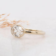 Noah James Jewellers Manchester Bespoke Gallery BESPOKE EAST-WEST OVAL ENGAGEMENT RING Lab Grown Diamond Moissanite