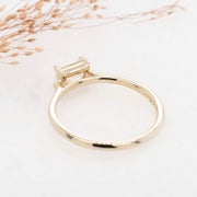 Noah James Jewellers Manchester Bespoke Gallery BESPOKE EAST-WEST SOLITAIRE ENGAGEMENT RING Lab Grown Diamond Moissanite