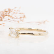 Noah James Jewellers Manchester Bespoke Gallery BESPOKE EAST-WEST SOLITAIRE ENGAGEMENT RING Lab Grown Diamond Moissanite