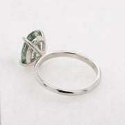 Noah James Jewellers Manchester Bespoke Gallery BESPOKE GREEN DIAMOND ENGAGEMENT RING Lab Grown Diamond Moissanite