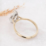 Noah James Jewellers Manchester Bespoke Gallery BESPOKE MAQUISE CUT ENGAGEMENT RING Lab Grown Diamond Moissanite