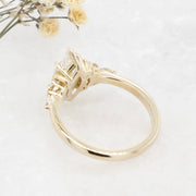 Noah James Jewellers Manchester Bespoke Gallery BESPOKE MARQUISE DIAMOND ENGAGEMENT RING Lab Grown Diamond Moissanite