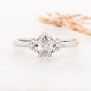 Noah James Jewellers Manchester Bespoke Gallery BESPOKE MARQUISE DIAMOND ENGAGEMENT RING Lab Grown Diamond Moissanite