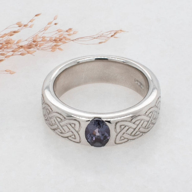 Noah James Jewellers Manchester Bespoke Gallery BESPOKE ALEXANDRITE WEDDING SET Lab Grown Diamond Moissanite