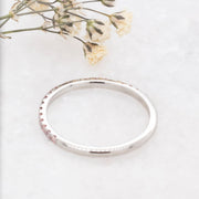 Noah James Jewellers Manchester Bespoke Gallery BESPOKE PINK DIAMOND ETERNITY BAND Lab Grown Diamond Moissanite