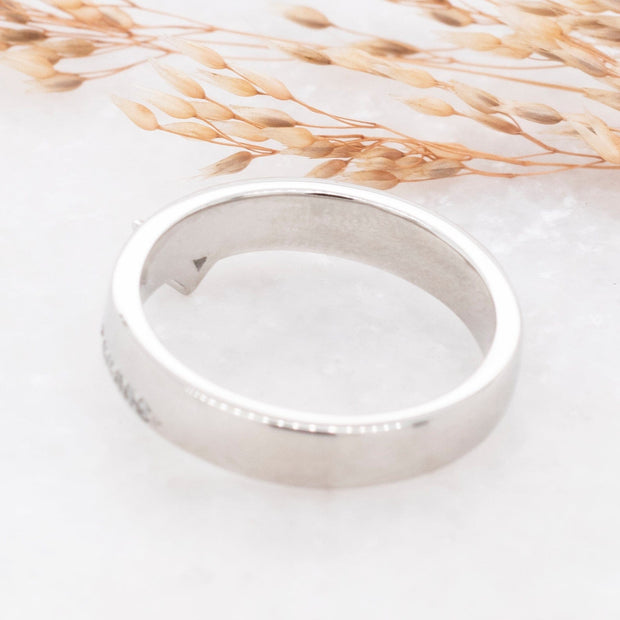 Noah James Jewellers Manchester Bespoke Gallery BESPOKE PLATINUM DIAMOND WEDDING BAND Lab Grown Diamond Moissanite