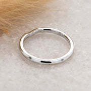 Noah James Jewellers Manchester Bespoke Gallery BESPOKE PLATINUM WEDDING RING Lab Grown Diamond Moissanite