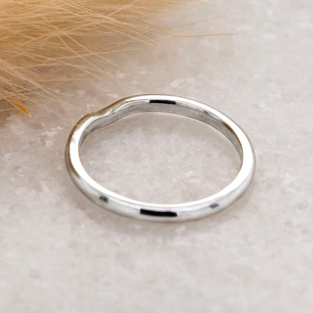 Noah James Jewellers Manchester Bespoke Gallery BESPOKE PLATINUM WEDDING RING Lab Grown Diamond Moissanite