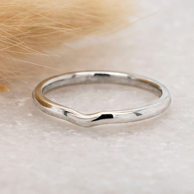 Noah James Jewellers Manchester Bespoke Gallery BESPOKE PLATINUM WEDDING RING Lab Grown Diamond Moissanite