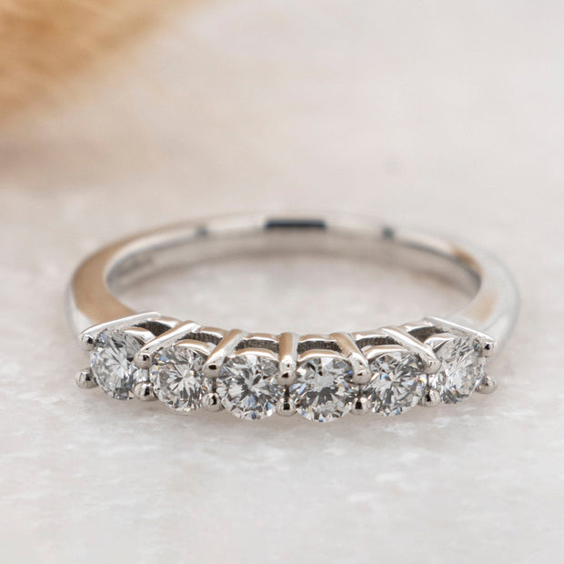 Noah James Jewellers Manchester Bespoke Gallery BESPOKE PLATINUM GRAIN SET DIAMOND RING Lab Grown Diamond Moissanite