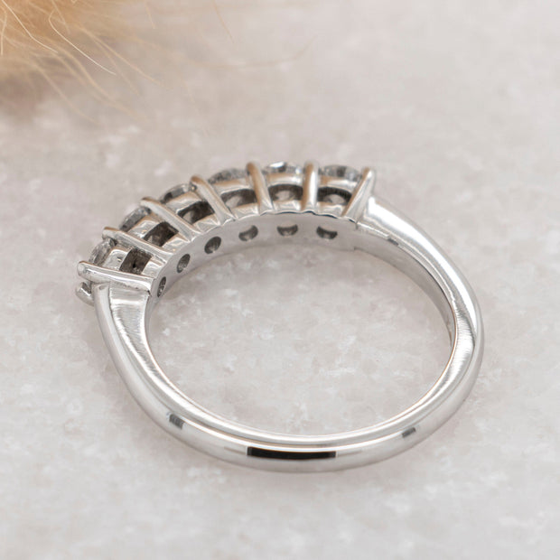 Noah James Jewellers Manchester Bespoke Gallery BESPOKE PLATINUM GRAIN SET DIAMOND RING Lab Grown Diamond Moissanite