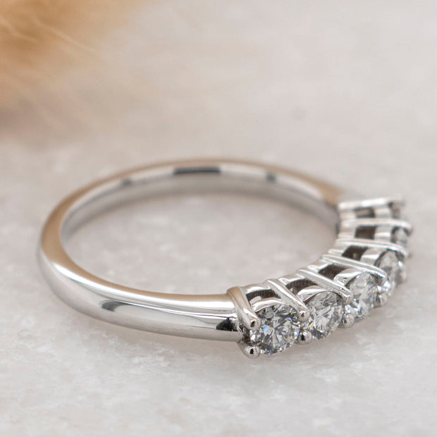 Noah James Jewellers Manchester Bespoke Gallery BESPOKE PLATINUM GRAIN SET DIAMOND RING Lab Grown Diamond Moissanite