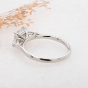 Noah James Jewellers Manchester Bespoke Gallery BESPOKE PRINCESS CUT ENGAGEMENT RING Lab Grown Diamond Moissanite