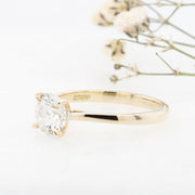 Noah James Jewellers Manchester Bespoke Gallery BESPOKE ROUND BRILLAINT CUT ENGAGEMENT RING Lab Grown Diamond Moissanite