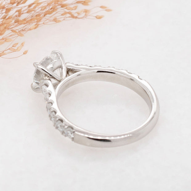 Noah James Jewellers Manchester Bespoke Gallery BESPOKE ROUND BRILLIANT CUT DIAMOND ENGAGEMENT RING Lab Grown Diamond Moissanite