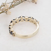 Noah James Jewellers Manchester Bespoke Gallery BESPOKE SAPPHIRE AND DIAMOND DRESS RING Lab Grown Diamond Moissanite