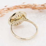 Noah James Jewellers Manchester Bespoke Gallery BESPOKE SUNBURST DIAMOND ENGAGEMENT RING Lab Grown Diamond Moissanite