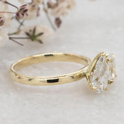 Noah James Jewellers Manchester Bespoke Gallery BESPOKE TOI ET MOI 18 CT YELLOW GOLD ENGAGEMENT RING Lab Grown Diamond Moissanite