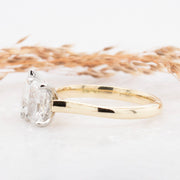 Noah James Jewellers Manchester Bespoke Gallery BESPOKE TOI ET MOI PEAR AND RADIANT CUT ENGAGEMENT RING Lab Grown Diamond Moissanite