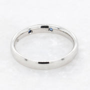 Noah James Jewellers Manchester Bespoke Gallery BESPOKE WEDDING BAND WITH SAPPHIRES Lab Grown Diamond Moissanite