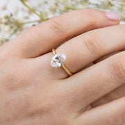 Noah James Jewellers Manchester In Stock Engagement Ring Celeste Oval Cut Lab Grown Diamond Solitaire Engagement Ring 1.50ct Lab Grown Diamond Moissanite