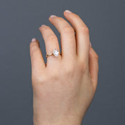 Noah James Jewellers Manchester In Stock Engagement Ring Celeste Oval Cut Lab Grown Diamond Solitaire Engagement Ring 1.50ct Lab Grown Diamond Moissanite