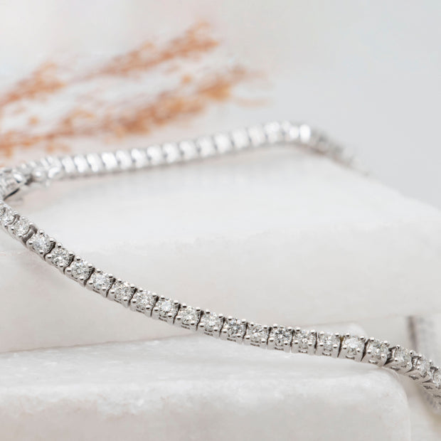 Noah James Jewellers Manchester Bracelet Diamond Tennis Bracelet Lab Grown Diamond Moissanite