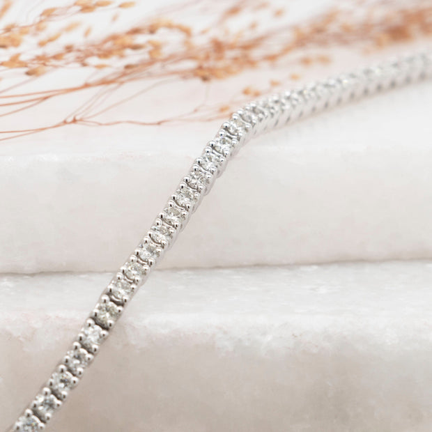 Noah James Jewellers Manchester Bracelet Diamond Tennis Bracelet Lab Grown Diamond Moissanite
