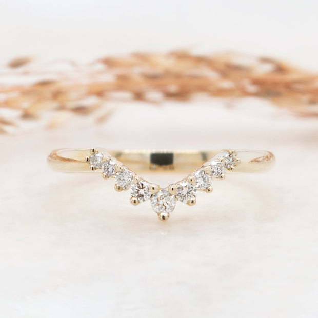 Noah James Jewellers Manchester Wedding Ring XXX Diamond Set Shaped Wedding Ring Lab Grown Diamond Moissanite