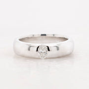 Noah James Jewellers Manchester Bespoke Gallery BESPOKE PLATINUM DIAMOND WEDDING BAND Lab Grown Diamond Moissanite