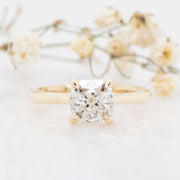 Noah James Jewellers Manchester Bespoke Gallery BESPOKE SOLITAIRE CUSHION CUT DIAMOND ENGAGEMENT RING Lab Grown Diamond Moissanite