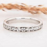 Noah James Jewellers Manchester Eternity Ring Aria Midi Channel Set Eternity Ring Lab Grown Diamond Moissanite
