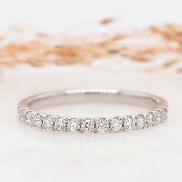 Noah James Jewellers Manchester Eternity Ring Esme Midi Microset Eternity Ring Lab Grown Diamond Moissanite