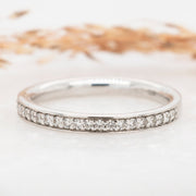 Noah James Jewellers Manchester Eternity Ring Eva Grain Set Set Eternity Ring Lab Grown Diamond Moissanite