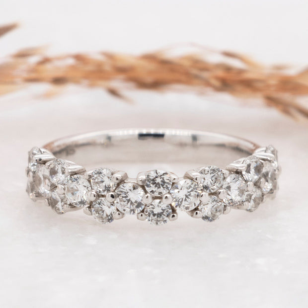 Noah James Jewellers Manchester Eternity Ring Lily Brilliant Cut Diamond Fancy Eternity Ring Lab Grown Diamond Moissanite