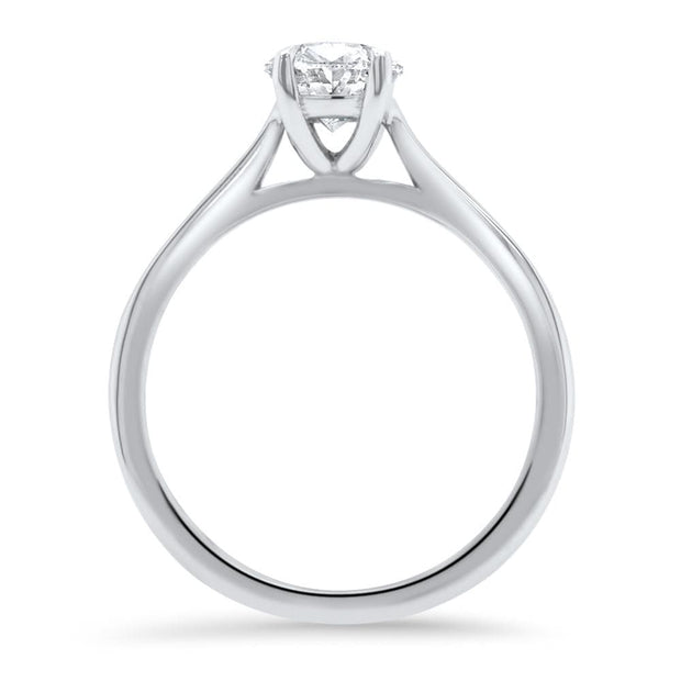 Noah James Jewellers Manchester In Stock Engagement Ring Celeste Oval Cut Lab Grown Diamond Solitaire Engagement Ring 1.00ct Lab Grown Diamond Moissanite