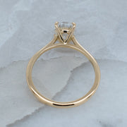 Noah James Jewellers Manchester In Stock Engagement Ring Celeste Oval Cut Lab Grown Diamond Solitaire Engagement Ring 18ct Yellow Gold 1.31ct Lab Grown Diamond Moissanite