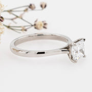 Noah James Jewellers Manchester In Stock Engagement Ring Celeste Princess Cut Lab Grown Diamond Solitaire Engagement Ring Platinum 1.00ct Lab Grown Diamond Moissanite