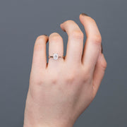 Noah James Jewellers Manchester In Stock Engagement Ring Celeste Radiant Cut Lab Grown Diamond Platinum Solitaire Engagement Ring 1.00ct Lab Grown Diamond Moissanite