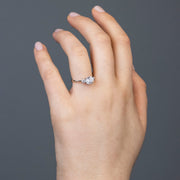 Helena Round Brilliant Cut 3 Stone Lab Grown Diamond Engagement Ring 1.00ct