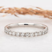 Noah James Jewellers Manchester In Stock Eternity Ring Esme Maxi Microset Eternity Ring Platinum Lab Grown Diamond Moissanite