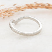 Noah James Jewellers Manchester Wedding Ring Arianna Claw Set Wishbone Ring Lab Grown Diamond Moissanite