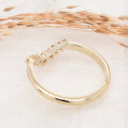 Noah James Jewellers Manchester Wedding Ring XXX Diamond Set Shaped Wedding Ring Lab Grown Diamond Moissanite